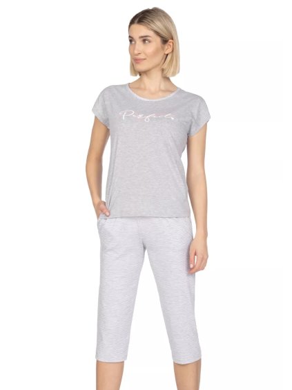 Dámské pyžamo 660/42 Regina (Barva/Velikost <img KodProduktu="3866042H">světlý melír / M)