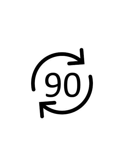 Možnost vrácení zboží do 90 dní od doručení