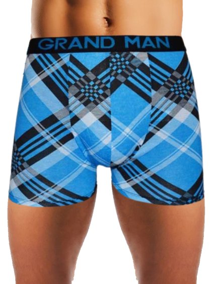 Pánské boxerky Grand Man (Barva/Velikost <img KodProduktu="40-GM">modrá světlá / XXL/3XL)