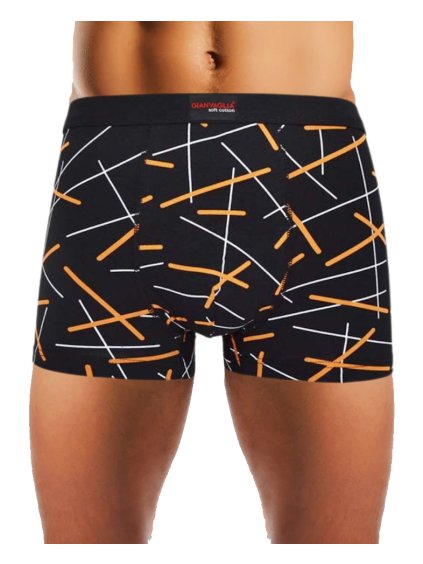 Pánské bavlněné boxerky Gianvaglia abstrakt 7005 (Barva/Velikost <img KodProduktu="7005-GVG">modrá světlá / XL/XXL)