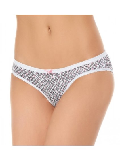 Bokové kalhotky jemně vzorované (Barva/Velikost <img KodProduktu="UMB400-002-2">bílá / M/L)