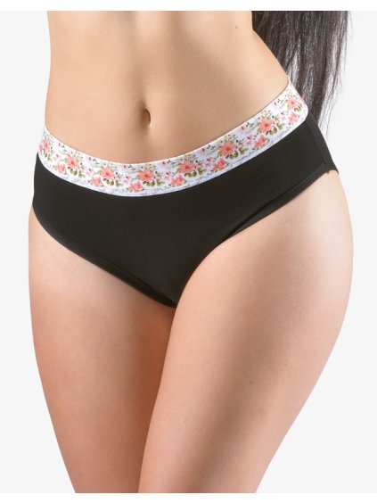Kalhotky klasické kolekce Disco 18 10278P (Barva/Velikost <img KodProduktu="10278P">černá, maracuja / L/XL)