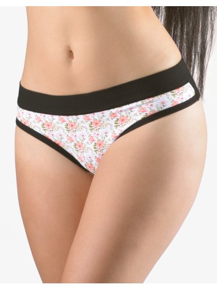Tanga francouzská kolekce Disco 18 14157P (Barva/Velikost <img KodProduktu="14157P">černá, maracuja / XS/S)