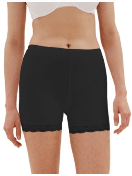Výhodné balení 5 kusů - Dámské vyšší bavlněné boxerky s krajkou 703-3K (Barva/Velikost <img KodProduktu="703-3K">bílá / XL/XXL)