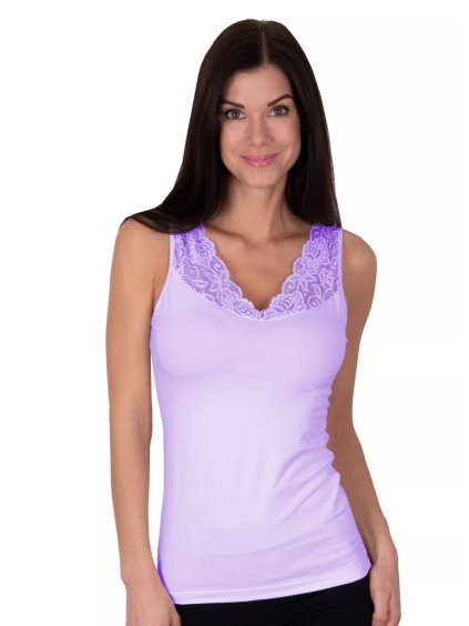 Dámská košilka 1027/45 RISVEGLIA (Barva/Velikost <img KodProduktu="27102745H">lila (fialová) / XL/XXL)