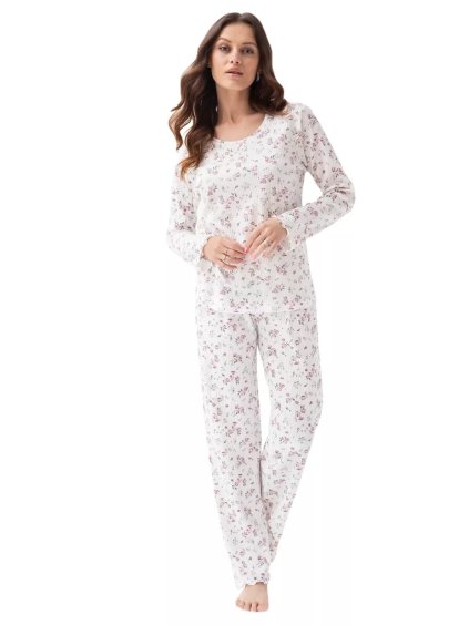 Dámské pyžamo 691/41 Luna (Barva/Velikost <img KodProduktu="3769141H">bílá / S)