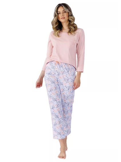 Dámské pyžamo Fidelia 1510 LEVEZA (Barva/Velikost <img KodProduktu="411510H">růžová (pink) / M)