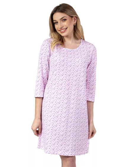 Dámská noční košile 143/43 Regina (Barva/Velikost <img KodProduktu="3814343H">růžová (pink) / M)