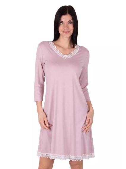 Dámská noční košile Dana růžová Babella (Barva/Velikost <img KodProduktu="35116br33H">růžová (pink) / S)