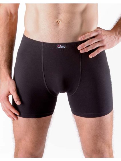Boxerky delší nohavička 74165P (Barva/Velikost <img KodProduktu="74165P">černá, dunaj / L/XL)