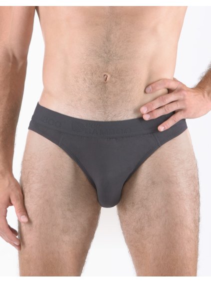 Výhodné balení 5 kusů - Slipy s úzkým bokem 70070P (Barva/Velikost <img KodProduktu="70070P">tm. šedá / XL/XXL)