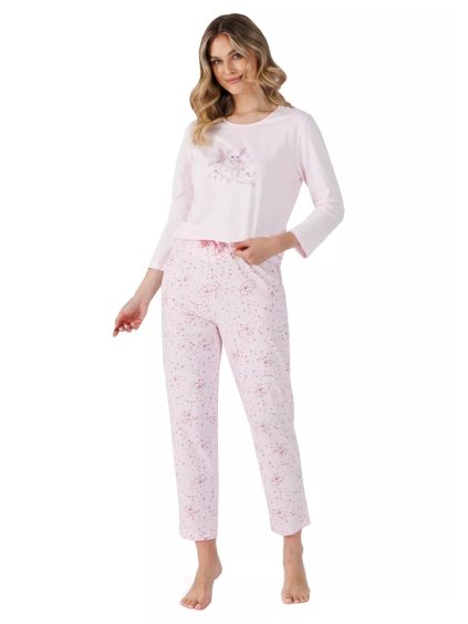 Dámské pyžamo Timi 1498 LEVEZA (Barva/Velikost <img KodProduktu="411498H">růžová světlá / XL)
