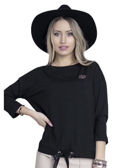 Dámská halenka 1122 Hajdan (Barva/Velikost <img KodProduktu="111122H">černá / M/L)
