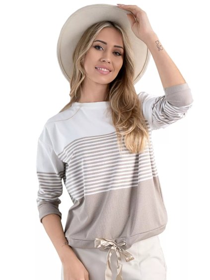 Dámská halenka 1127_06 HAJDAN (Barva/Velikost <img KodProduktu="11122706H">cappucino / XXL/3XL)