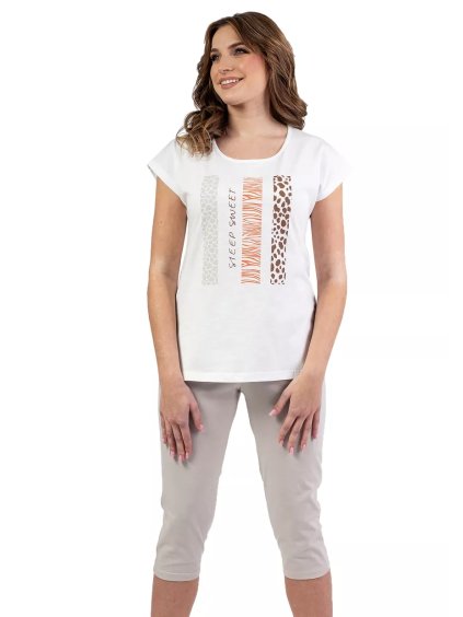 Dámské pyžamo 701/52 Regina (Barva/Velikost <img KodProduktu="3870152H">béžová / 3XL)