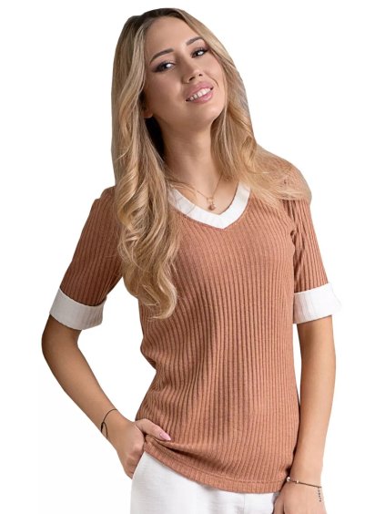 Dámská halenka 1225_02 HAJDAN – Stylový krátký rukáv