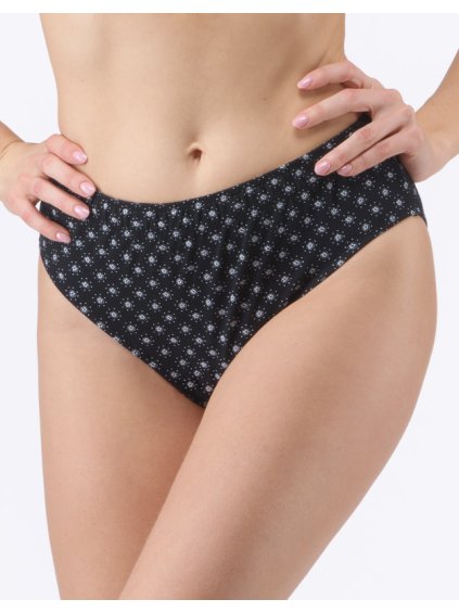 Kalhotky klasické širší pasová guma 10288P (Barva/Velikost <img KodProduktu="10288P">bílá, jaspis / M/L)