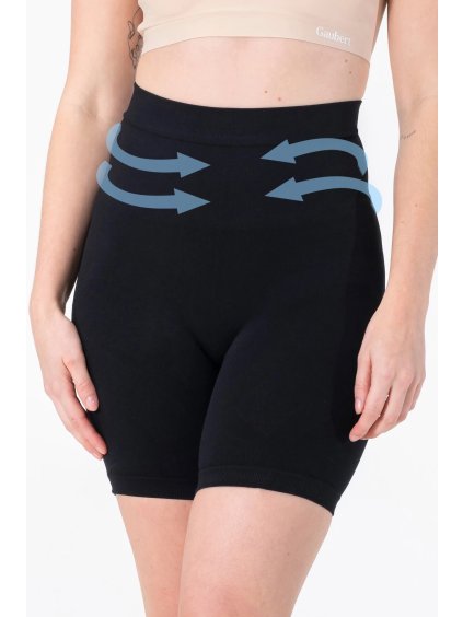 Tvarovací dámské boxerky s vyšší nohavičkou GBTW-478 (Barva/Velikost <img KodProduktu="GBTW-478">černá / XL/XXL)