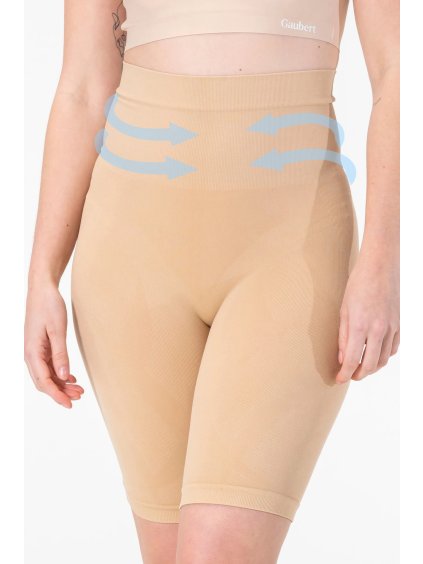 Stahovací dámské boxerky s dlouhou nohavičkou GBTW-479 (Barva/Velikost <img KodProduktu="GBTW-479">tělová / XL/XXL)