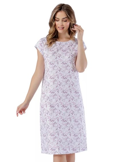 Dámská noční košile Feba 1545 LEVEZA – Styl & Komfort (Barva/Velikost <img KodProduktu="411545H">bílá / M)