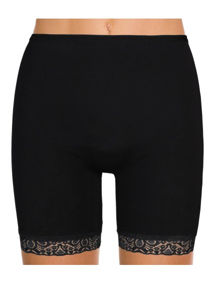 Dámské boxerky ve větších velikostech s krajkou a vyšší nohavičkou Moraj (Barva/Velikost <img KodProduktu="BDM550-22542">bílá / M/L)