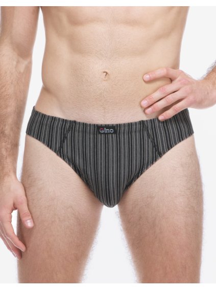 Slipy s úzkým bokem 70074P (Barva/Velikost <img KodProduktu="70074P">černá, tm. šedá / XL/XXL)