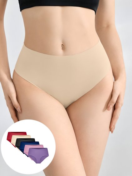 Dámské laserem střižené kalhotky Gaubert se středním pasem GBTW-951 (Barva/Velikost <img KodProduktu="GBTW-951">tělová / XXL/3XL)