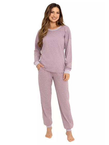 Dámské pyžamo 718/52 REGINA – Pohodlí a styl (Barva/Velikost <img KodProduktu="3871852H">lila (fialová) / XXL)