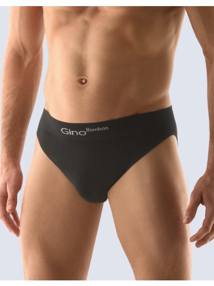 Pánské slipy bezešvé 50003P (Barva/Velikost černá / XL/XXL)