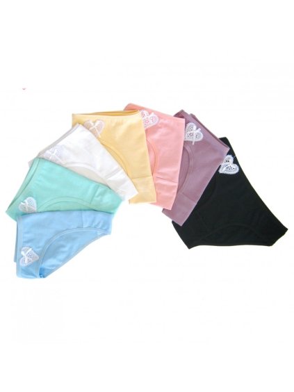 Klasické kalhotky Srdce BDM250-429 (Barva/Velikost tyrkys světlá / XS/S)