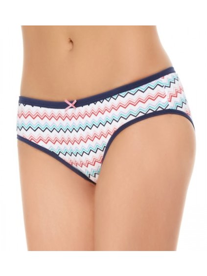 Francouzské kalhotky vzorované (Barva/Velikost bílá / S/M)