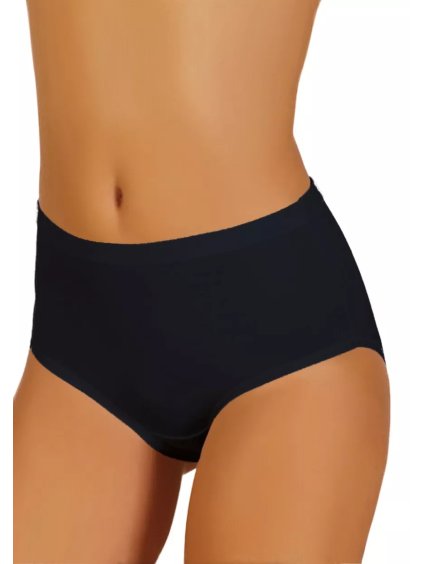 Výhodné balení 5 kusů - Dámské vyšší hladké kalhotky S031 Risveglia (Barva/Velikost <img KodProduktu="27031sH">černá / L/XL)