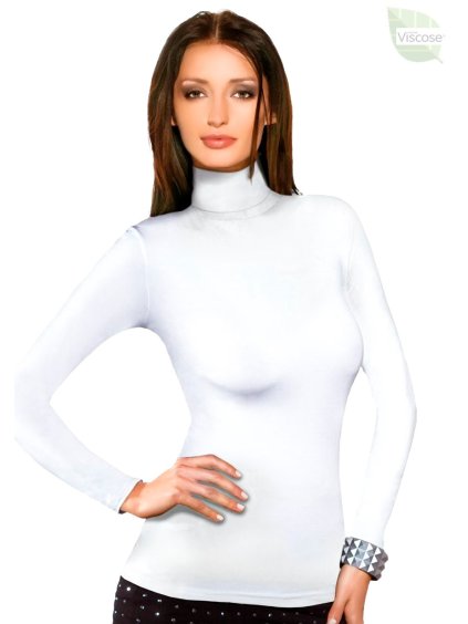 Dámský rolák Kimi s dlouhým rukávem Babell (Barva/Velikost bílá / L/XL)