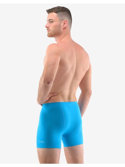 Boxerky s delší nohavičkou 74158P (Barva/Velikost dunaj, pomnenková / XL/XXL)