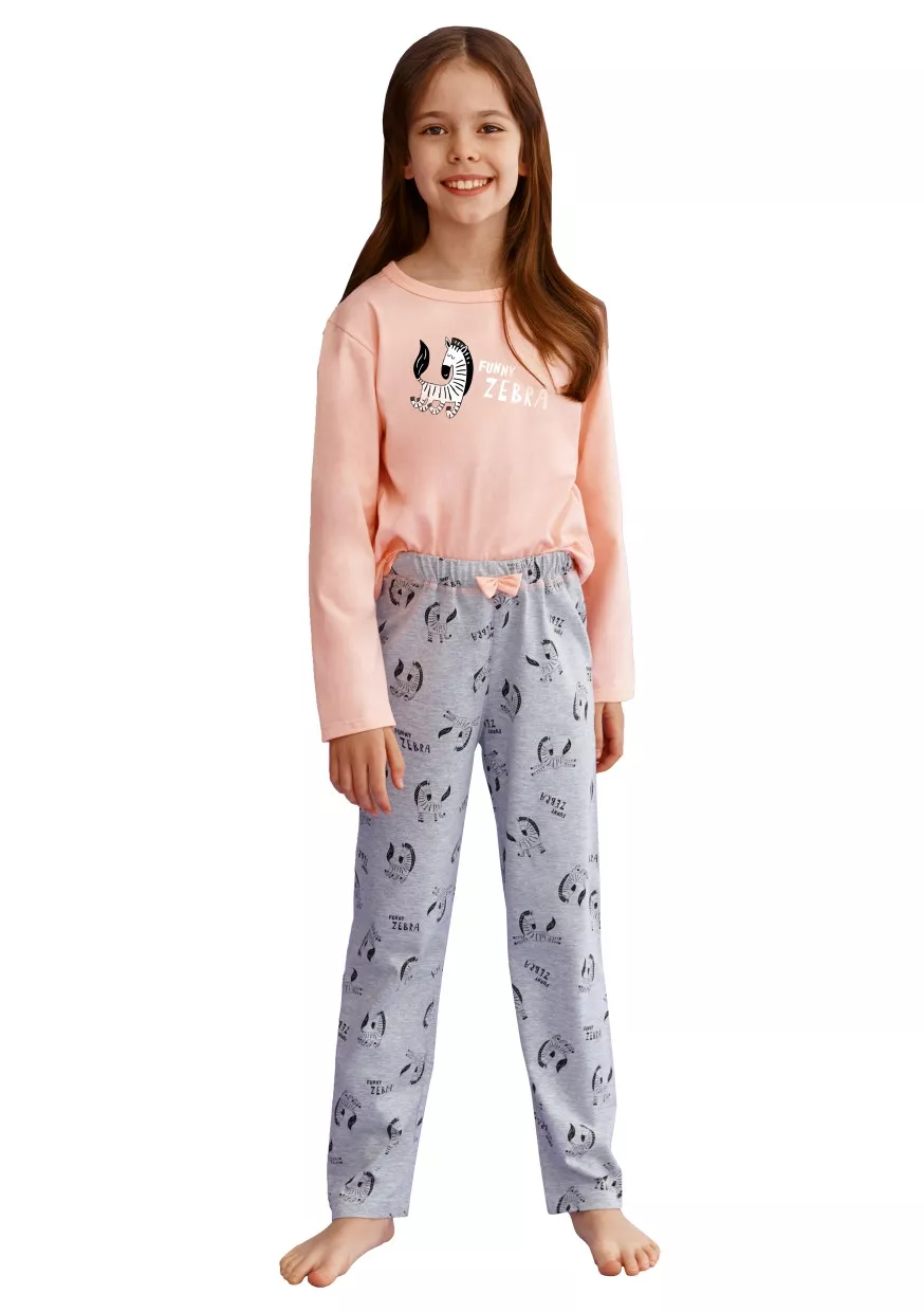 Dívčí pyžamo Sarah s obrázkem a nápisem Taro Barva/Velikost: růžová světlá / 110