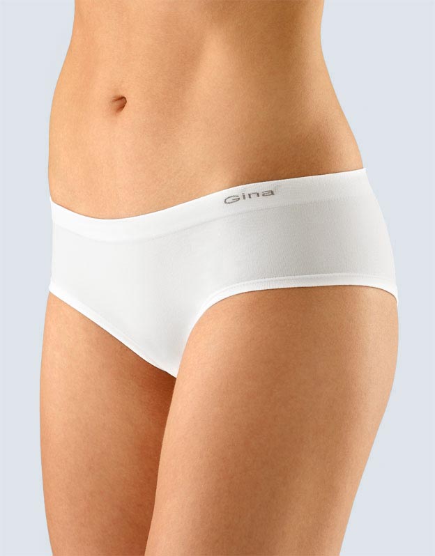 Gina Výhodné balení 5 kusů - Bokové francouzské kalhotky 04004P Barva/Velikost: bílá / S/M