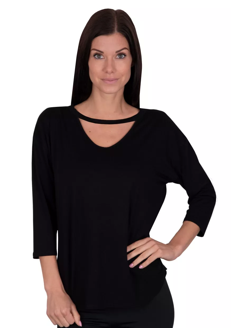 Dámská halenka Stella H1 HTX01490 Babell Barva/Velikost: černá / XL/XXL