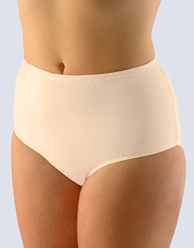 Gina Výhodné balení 5 kusů - Kalhotky klasické ve větších velikostech 11088P Barva/Velikost: tělová / XL/XXL