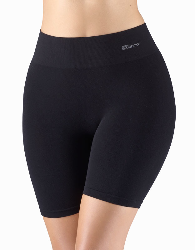 Gina Boxerky vyšší bamboo 03019P Barva/Velikost: černá / XL/XXL