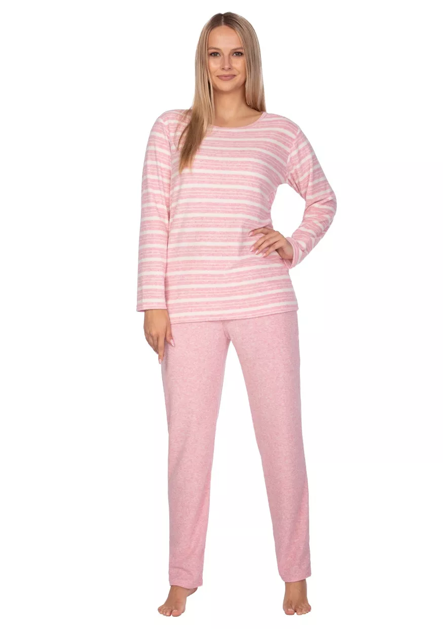 Dámské vzorované pyžamo 648/32 Regina Barva/Velikost: růžová (pink) / XXL