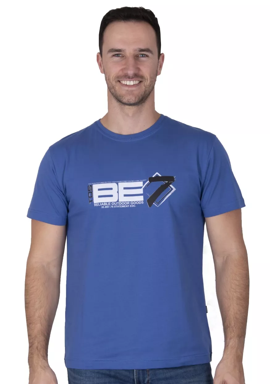 Pánské tričko 857 TDS Barva/Velikost: modrá / XL/XXL