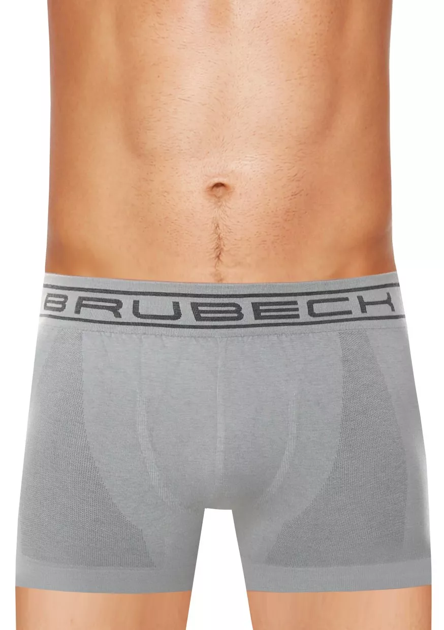 Pánské boxerky BX0050M BRUBECK Barva/Velikost: šedá světlá / M/L