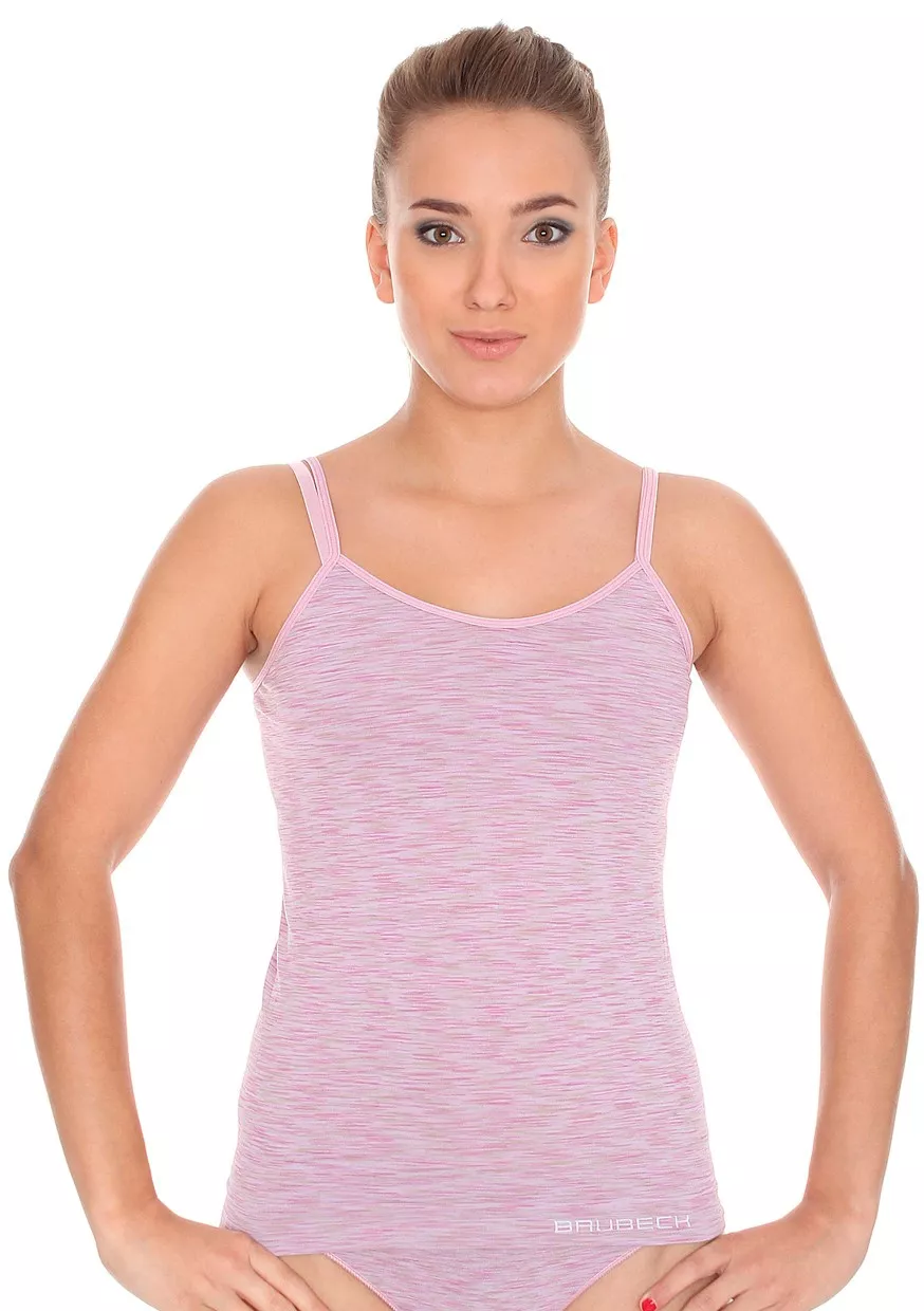 Dámská košilka Fusion CM10110 BRUBECK Barva/Velikost: růžová (pink) / XS/S
