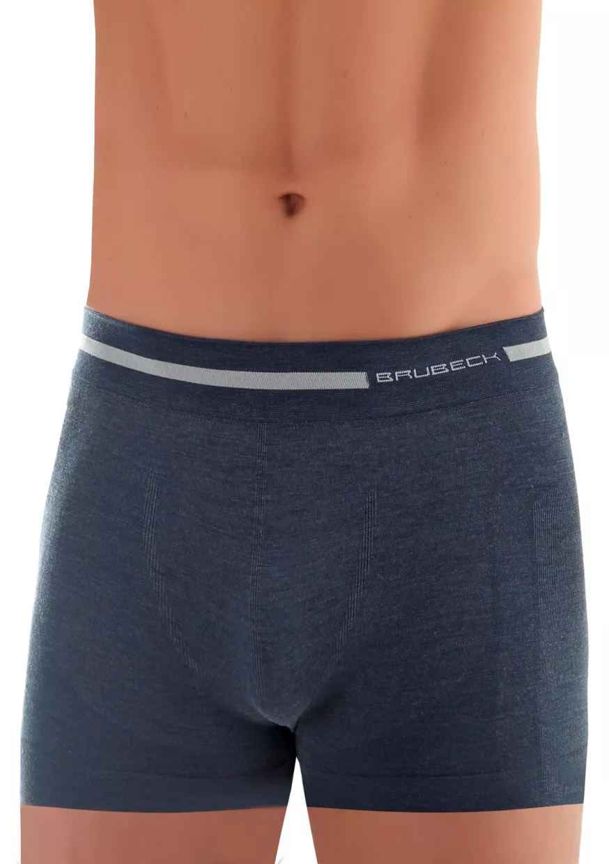 Pánské boxerky BX10430M BRUBECK Barva/Velikost: jeans / M/L