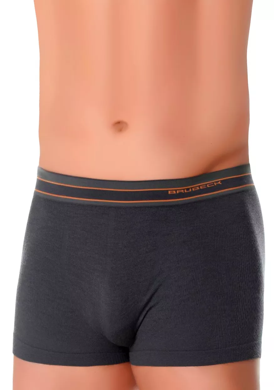 Pánské boxerky Active Wool BX10870M BRUBECK Barva/Velikost: grafit (šedá) / XS/S