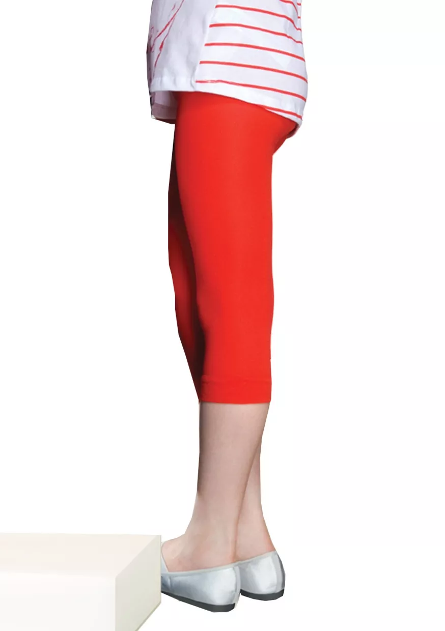 Dívčí leginy Short 749 leggings Gabriella Barva/Velikost: červená / 110/122