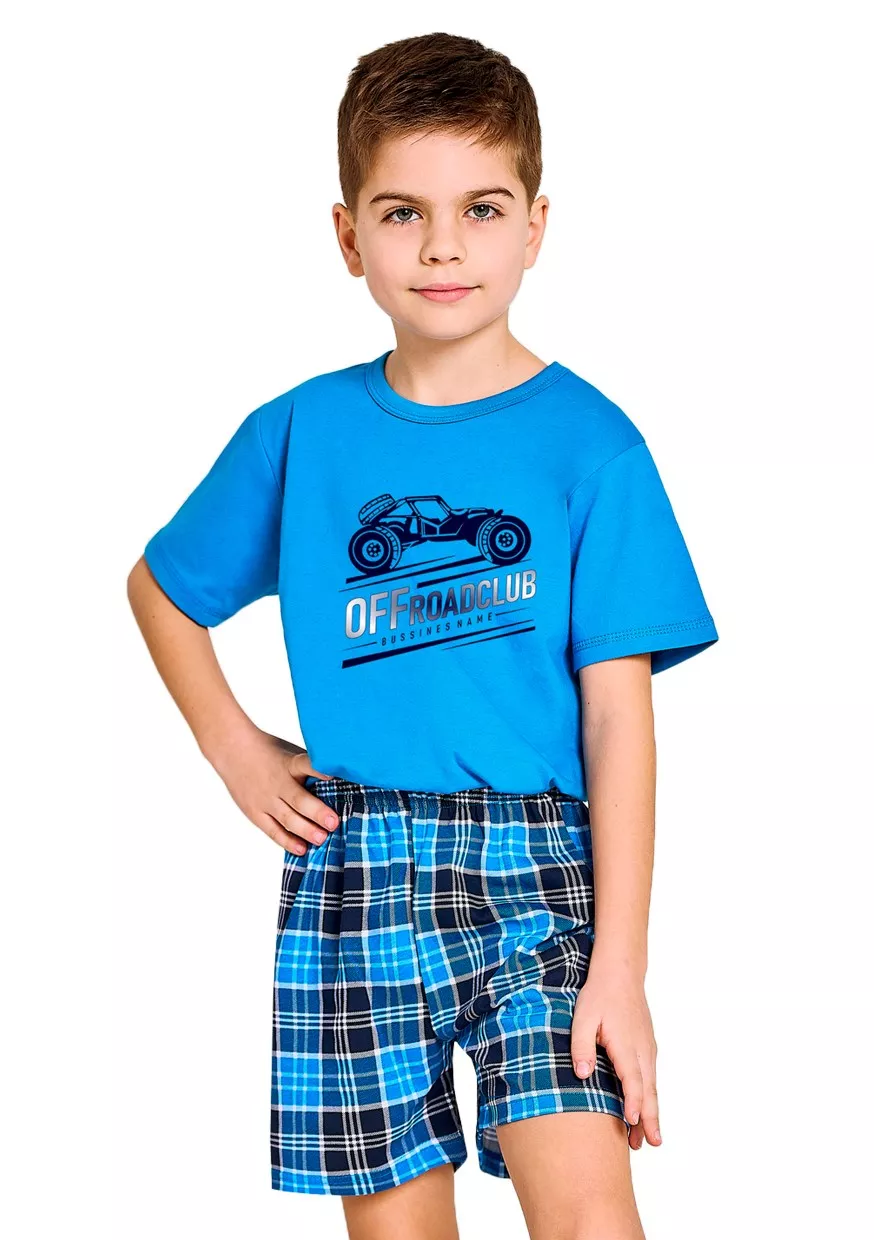 Chlapecké pyžamo Owen 3204/3205/42 TARO Barva/Velikost: modrá / 134