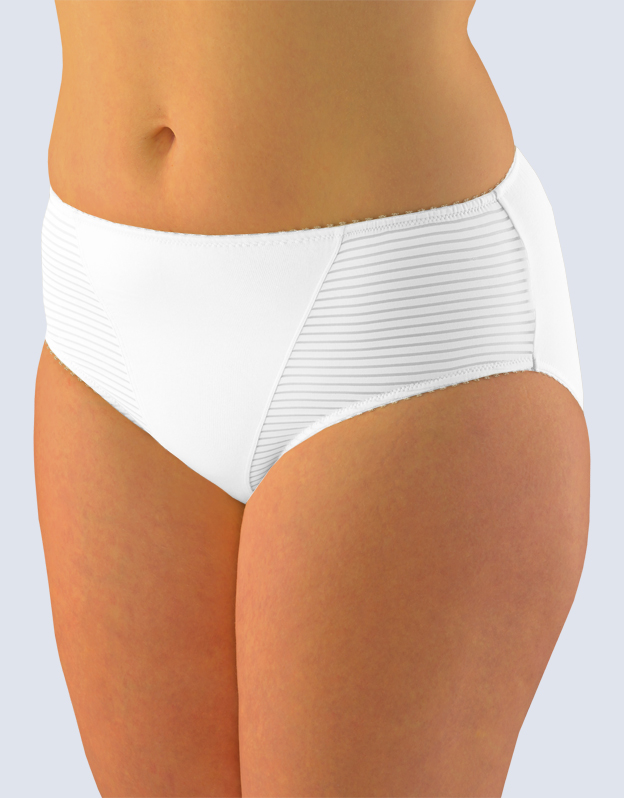 Klasické kalhotky větší velikosti 11054P (Barva/Velikost <img KodProduktu="11054P">bílá / M/L)