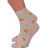 Dívčí klasické ponožky se vzorem 014/344 STEVEN