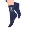Dámské ponožky se vzorem na kotníku Steven 099/239